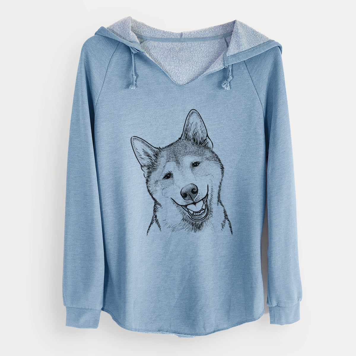 Bare Koby the Shiba Inu - Cali Wave Hooded Sweatshirt