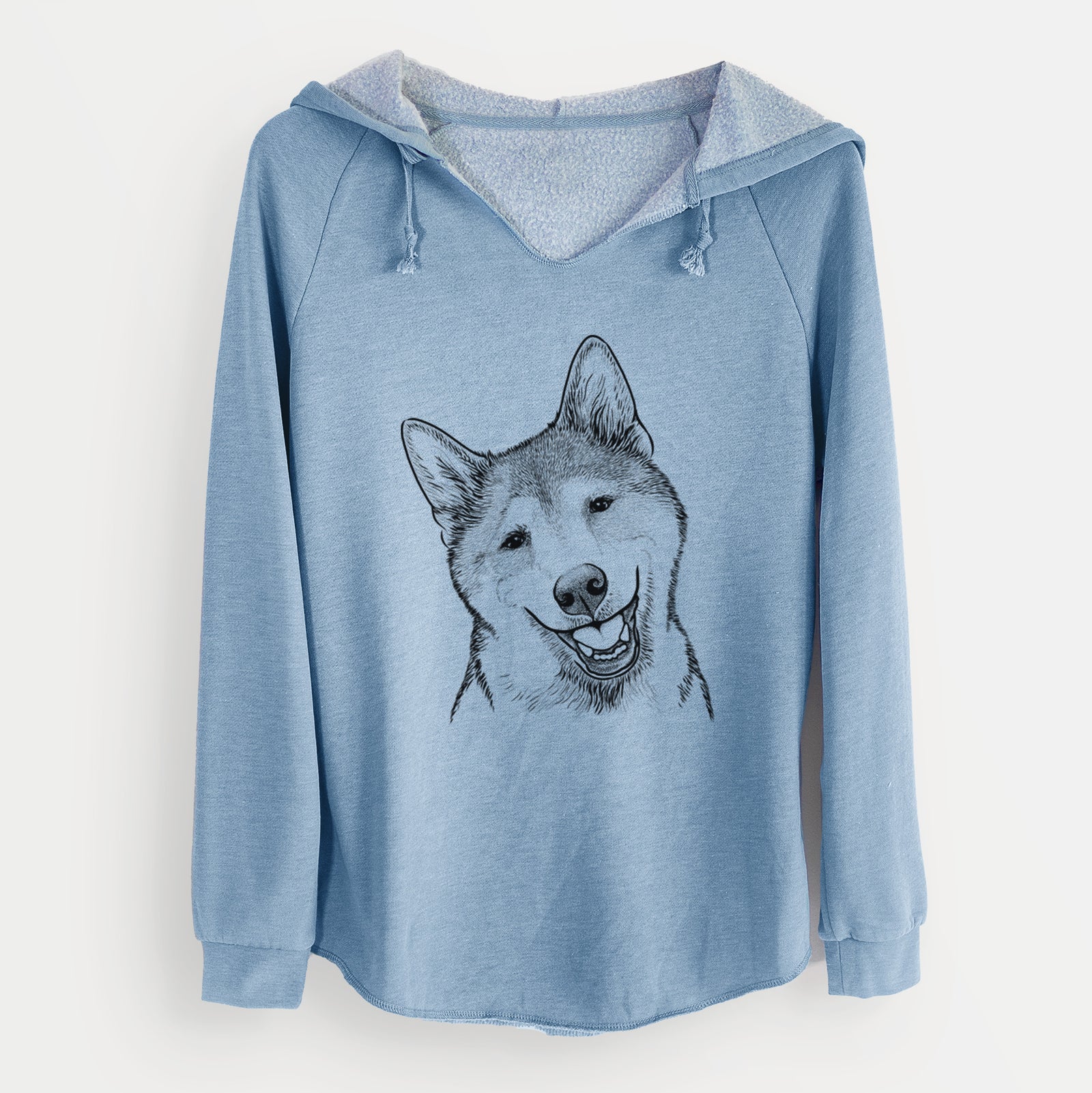 Bare Koby the Shiba Inu - Cali Wave Hooded Sweatshirt