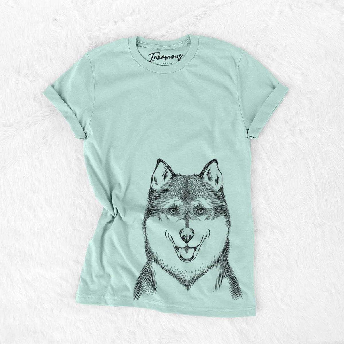 Bare Koda the Siberian Husky - Unisex Crewneck