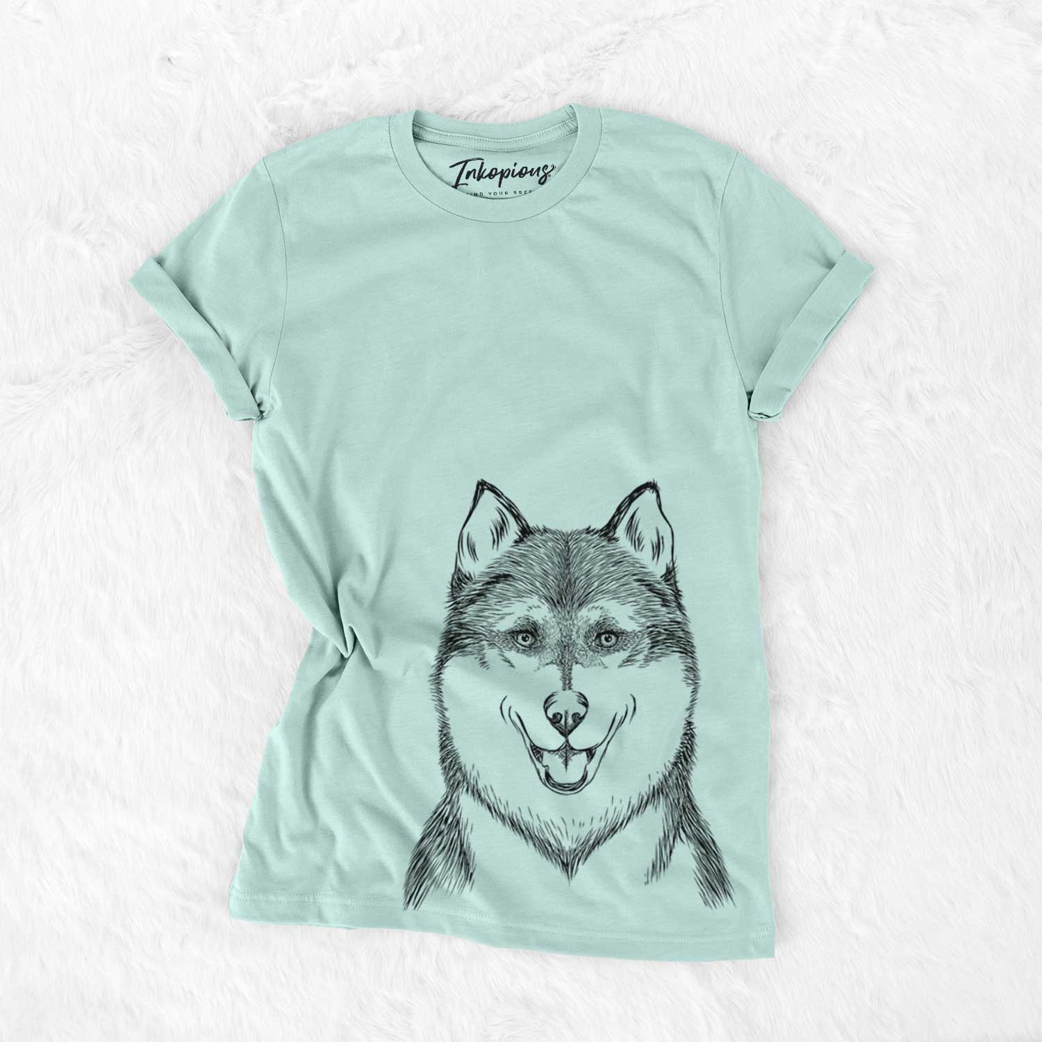 Bare Koda the Siberian Husky - Unisex Crewneck
