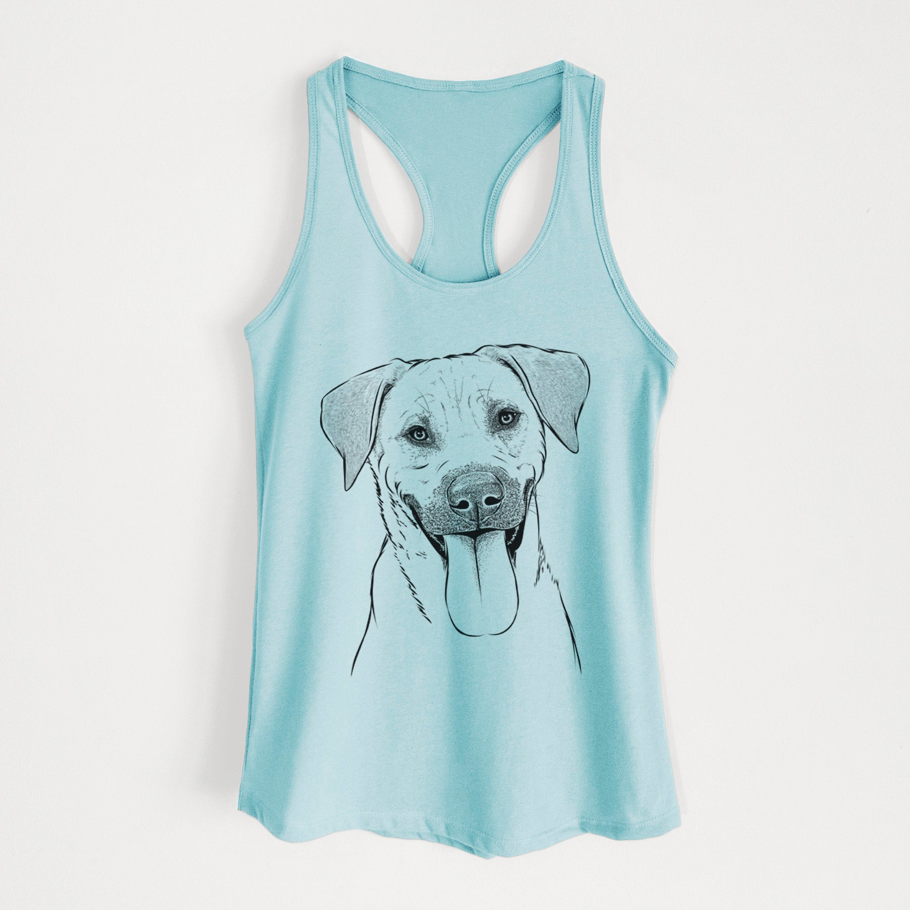 Koda the Black Mouth Cur - Women's Racerback Tanktop