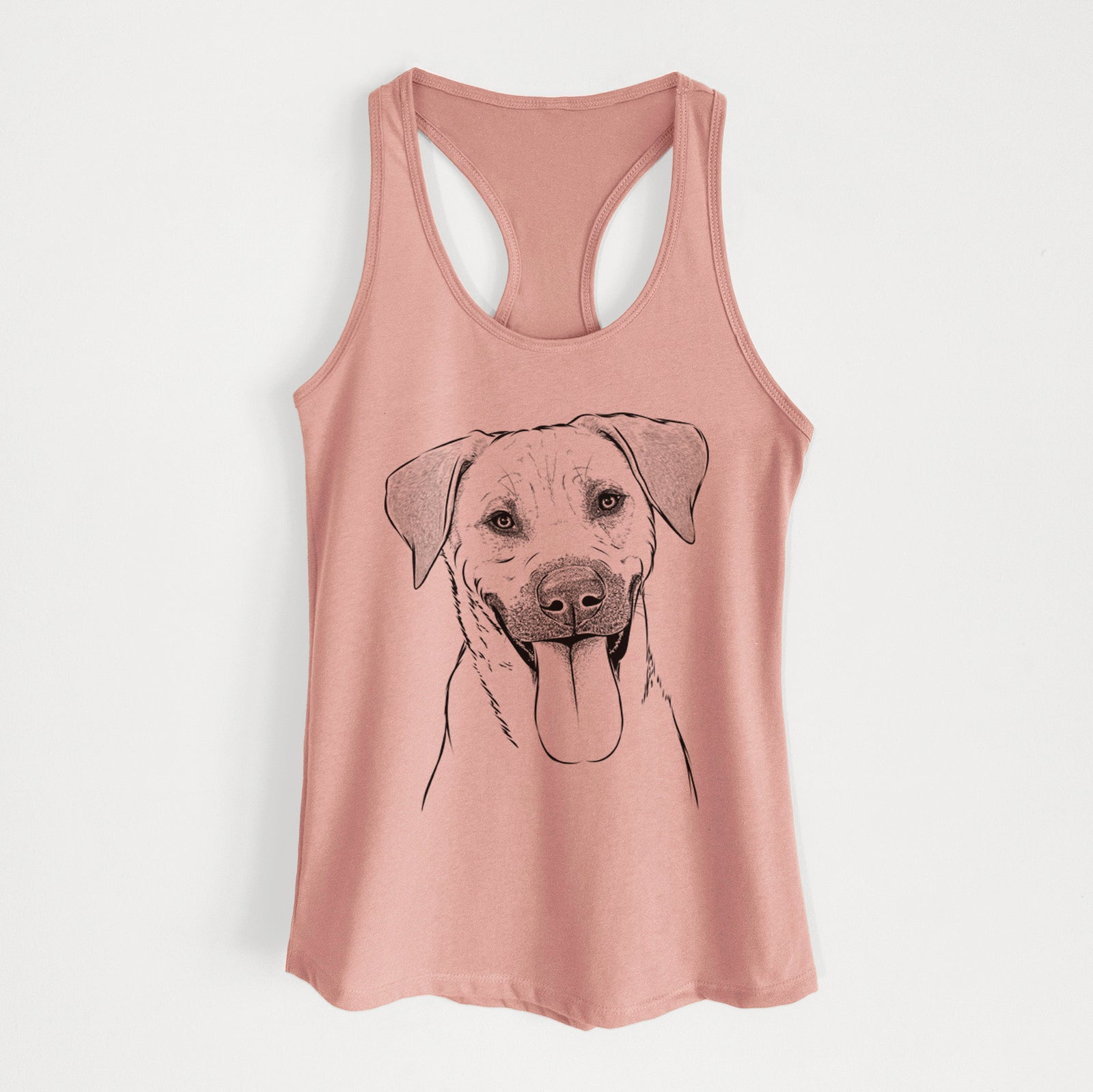 Koda the Black Mouth Cur - Women's Racerback Tanktop