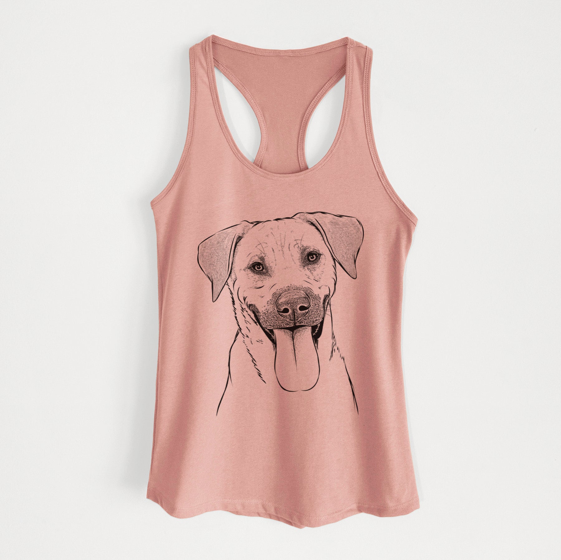 Koda the Black Mouth Cur - Women's Racerback Tanktop