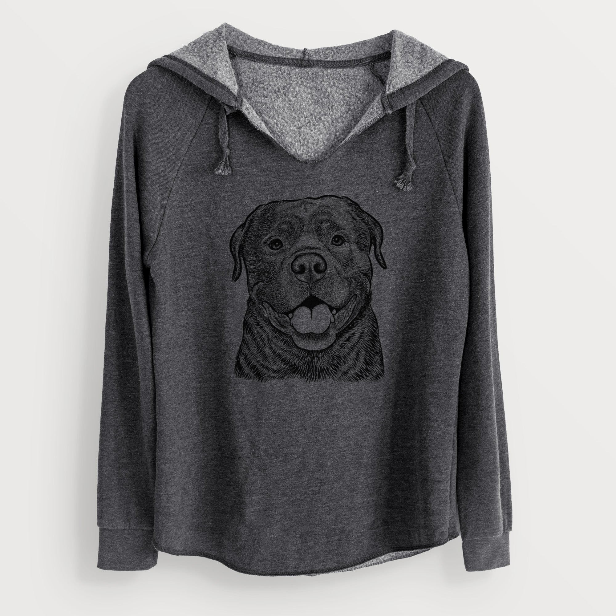 Bare Kojak the Rottweiler - Cali Wave Hooded Sweatshirt