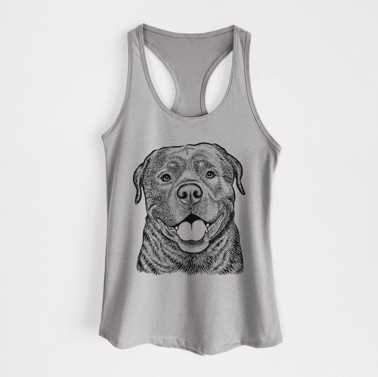 Kojak the Rottweiler - Women's Racerback Tanktop