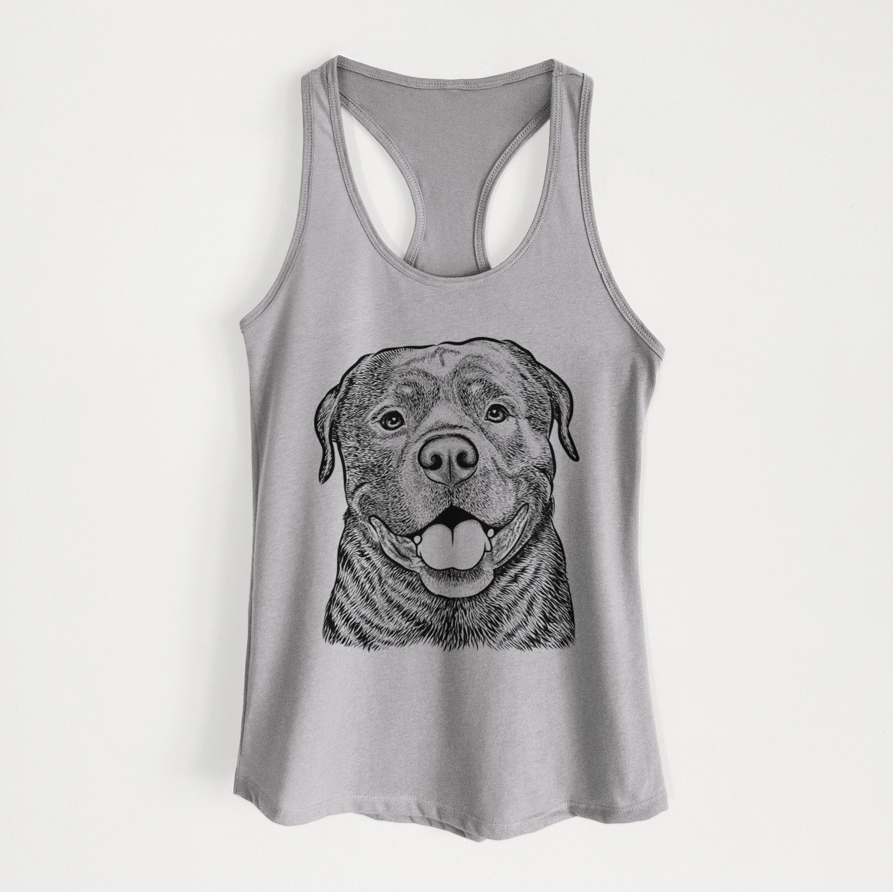 Kojak the Rottweiler - Women's Racerback Tanktop