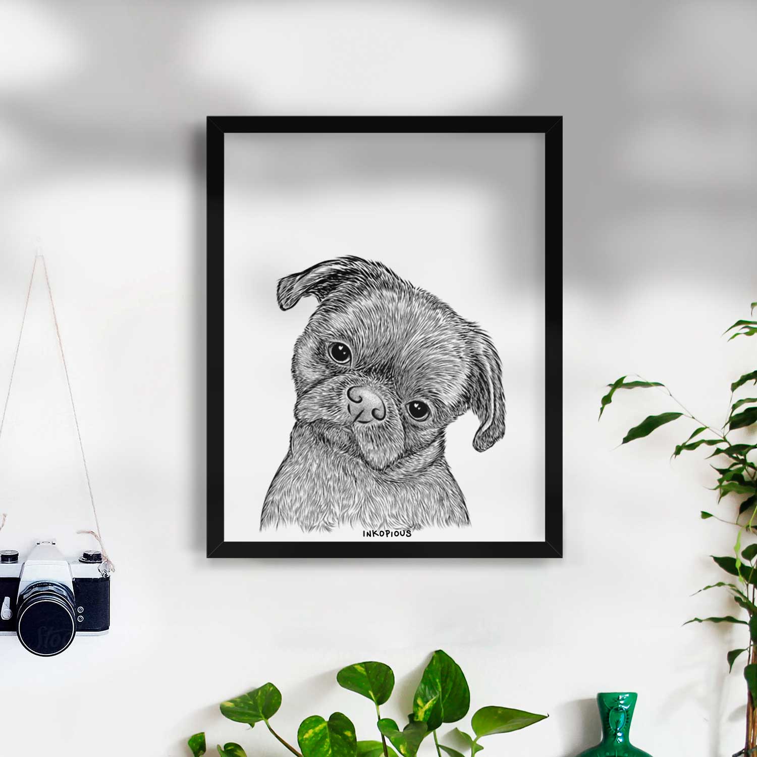 Koko the Shih Tzu Art Print