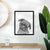 Koko the Shih Tzu Art Print