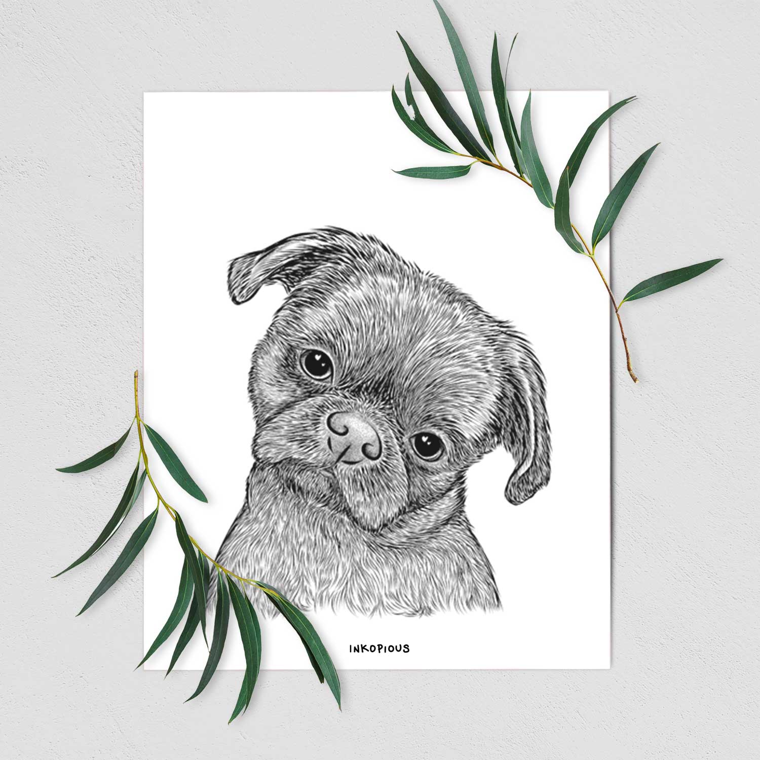 Koko the Shih Tzu Art Print