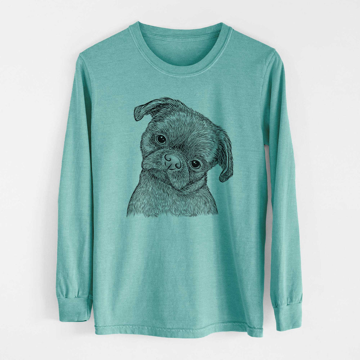 Bare Koko the Shih Tzu - Heavyweight 100% Cotton Long Sleeve