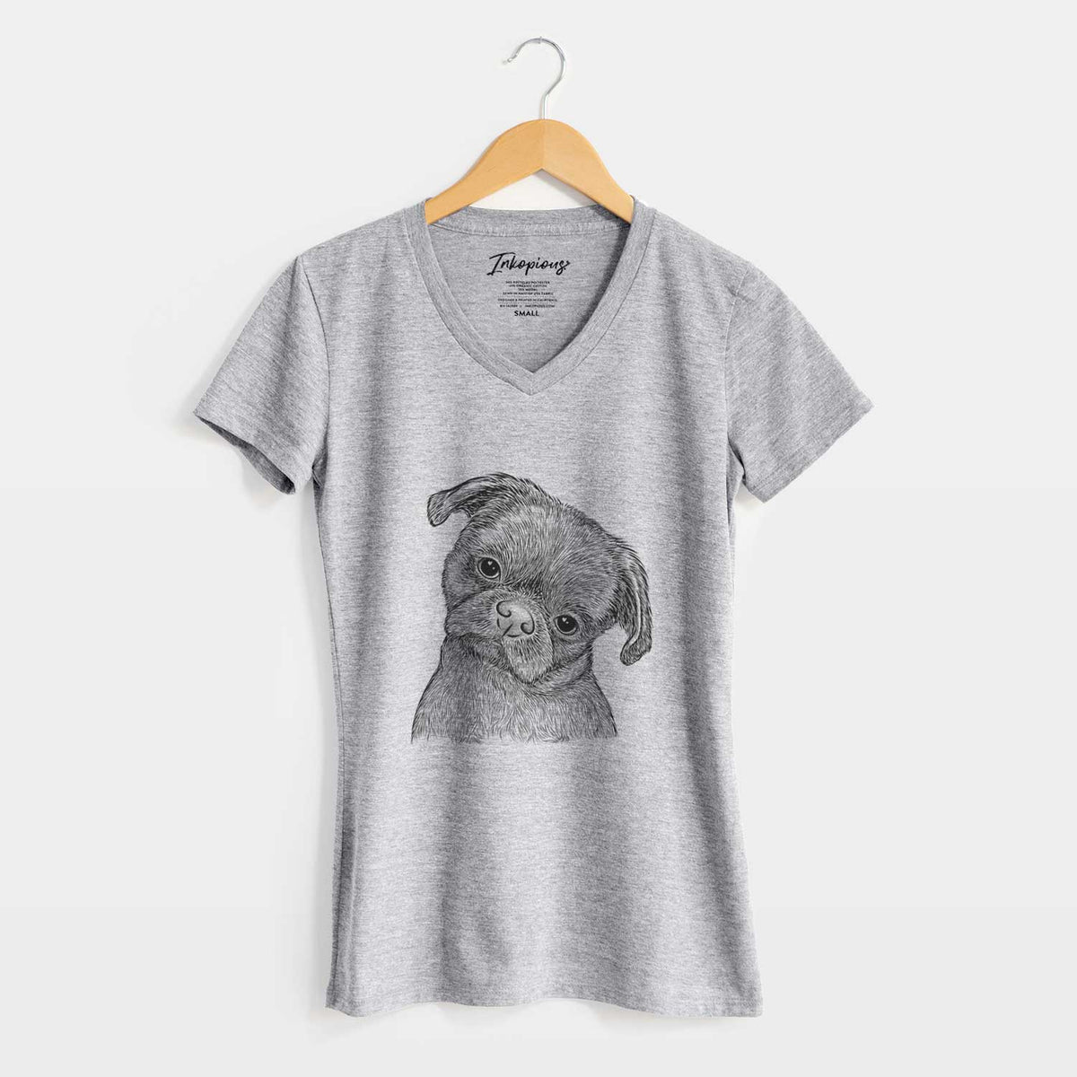 Bare Koko the Shih Tzu - Women's V-neck Shirt