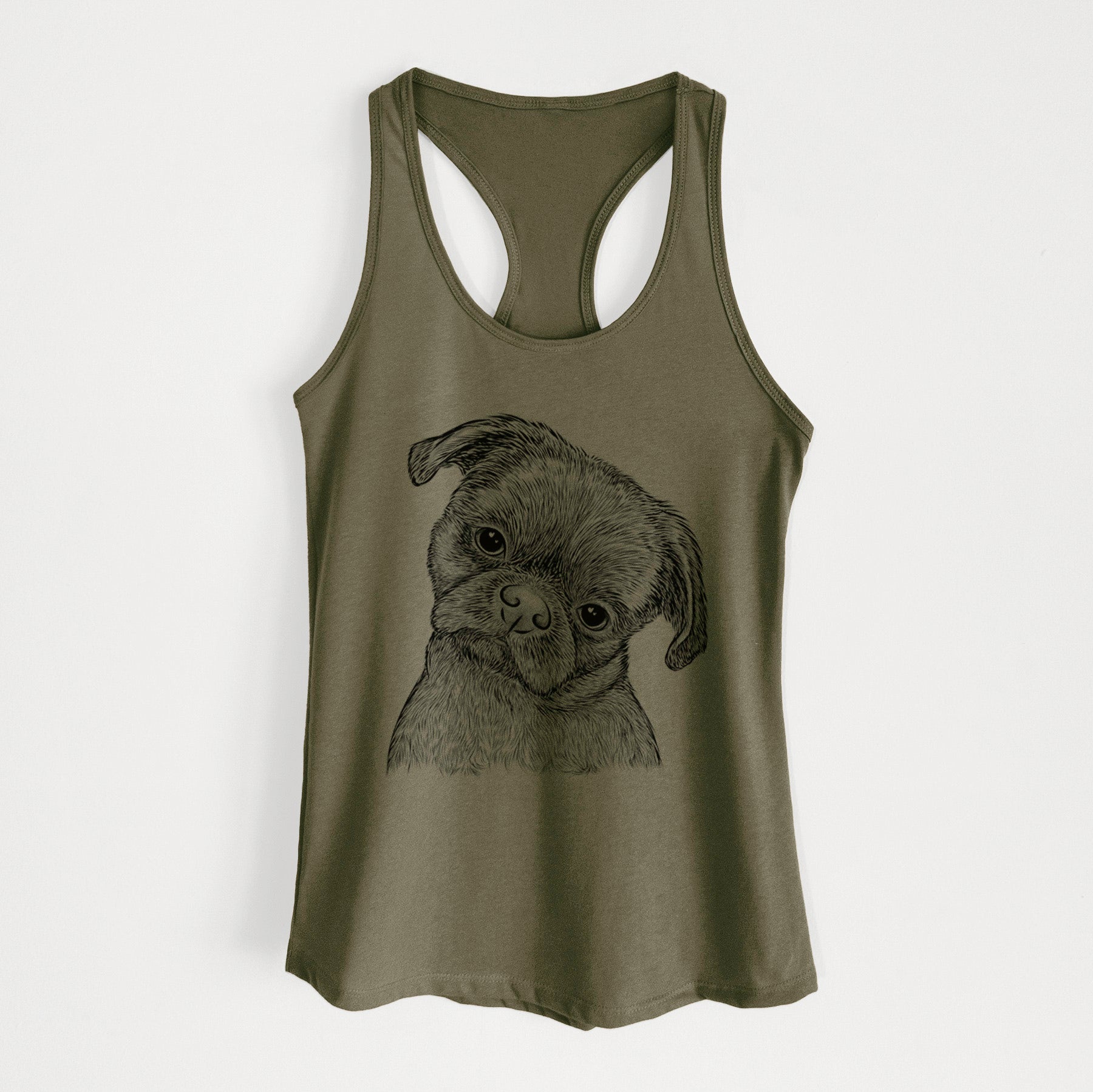 Koko the Shih Tzu - Women's Racerback Tanktop