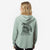 Koko the Shih Tzu - Women's Cali Wave Zip-Up Sweatshirt