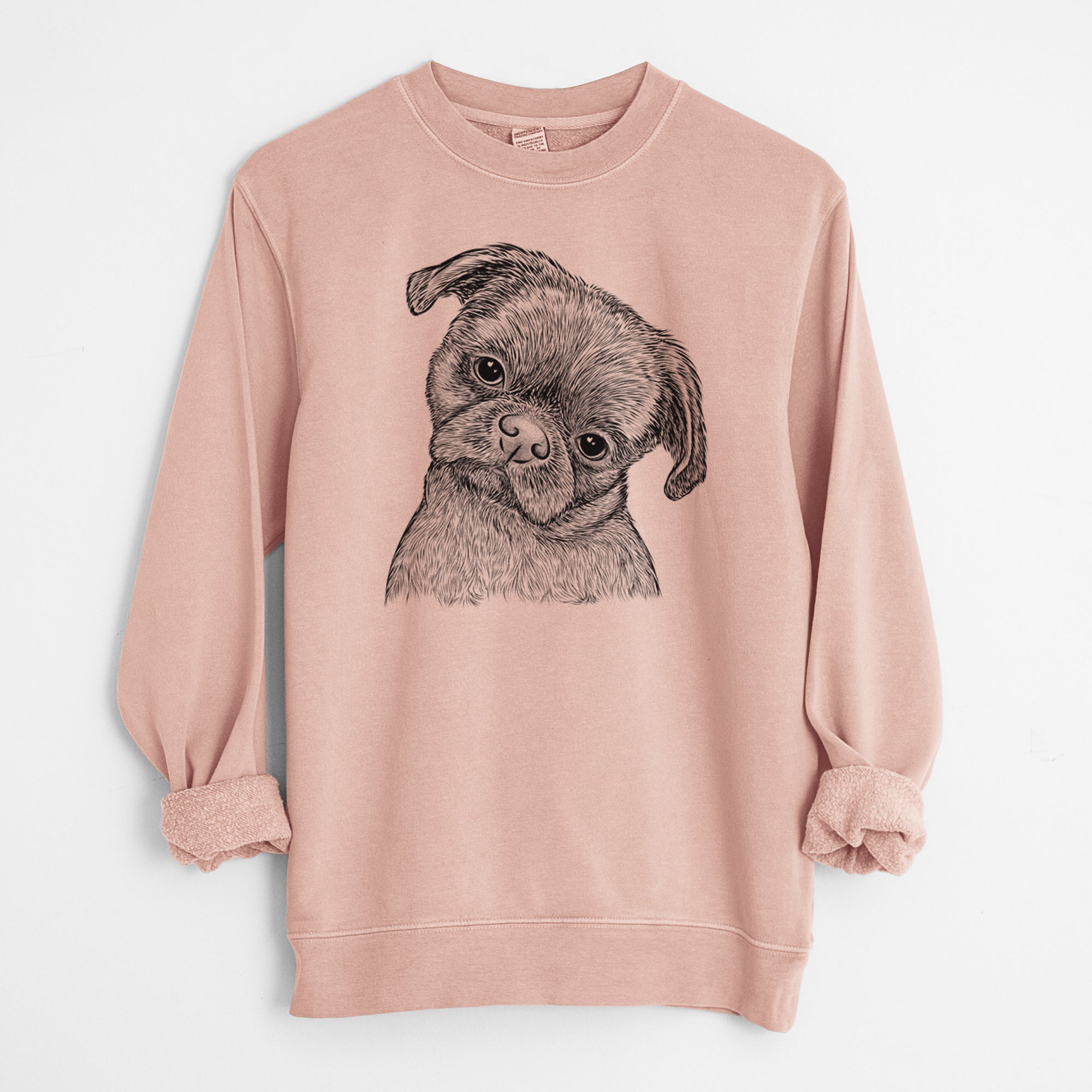 Bare Koko the Shih Tzu - Unisex Pigment Dyed Crew Sweatshirt