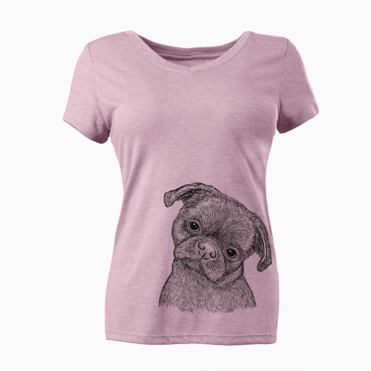 Bare Koko the Shih Tzu - Women's V-neck Shirt