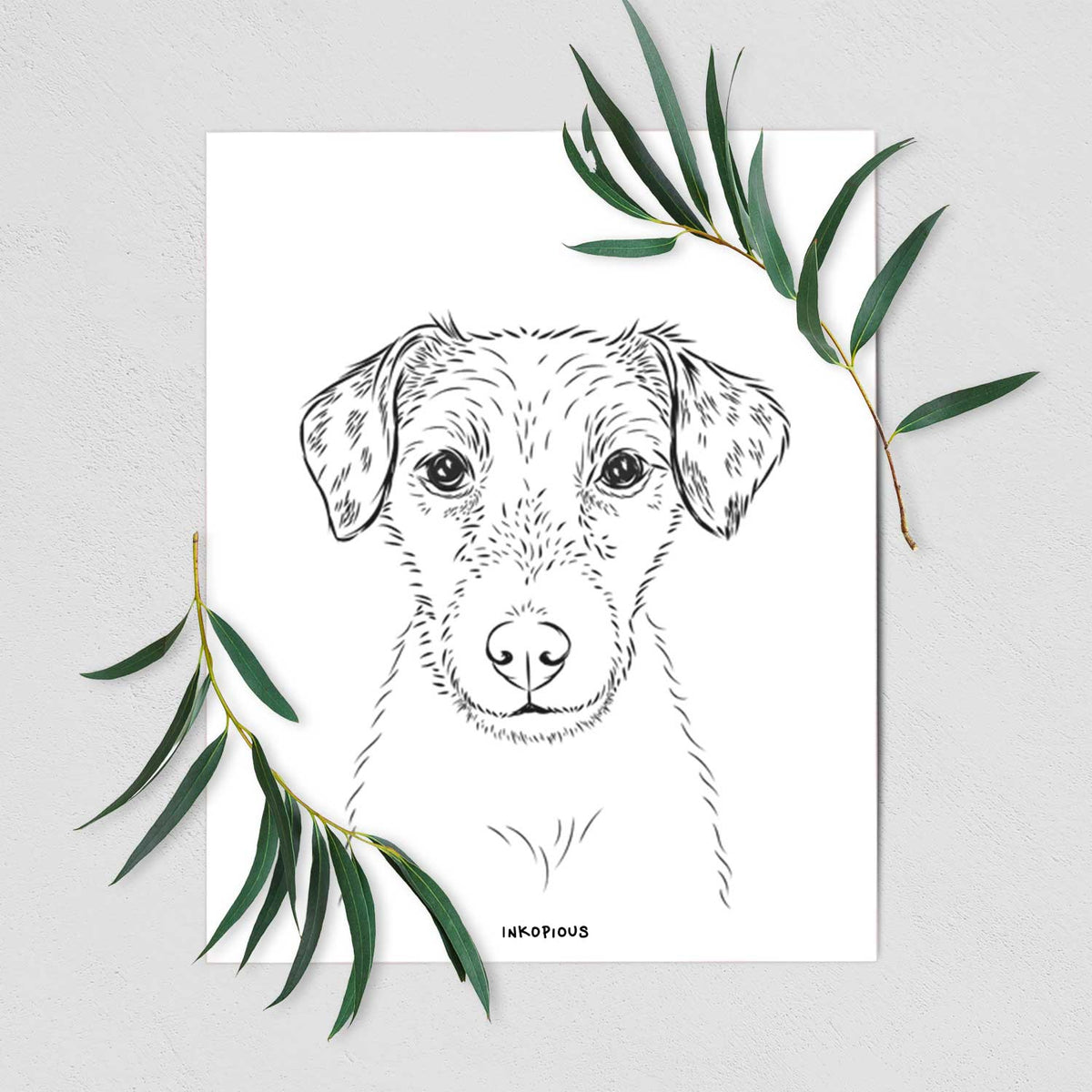 Kozmo the Jack Russell Terrier Art Print