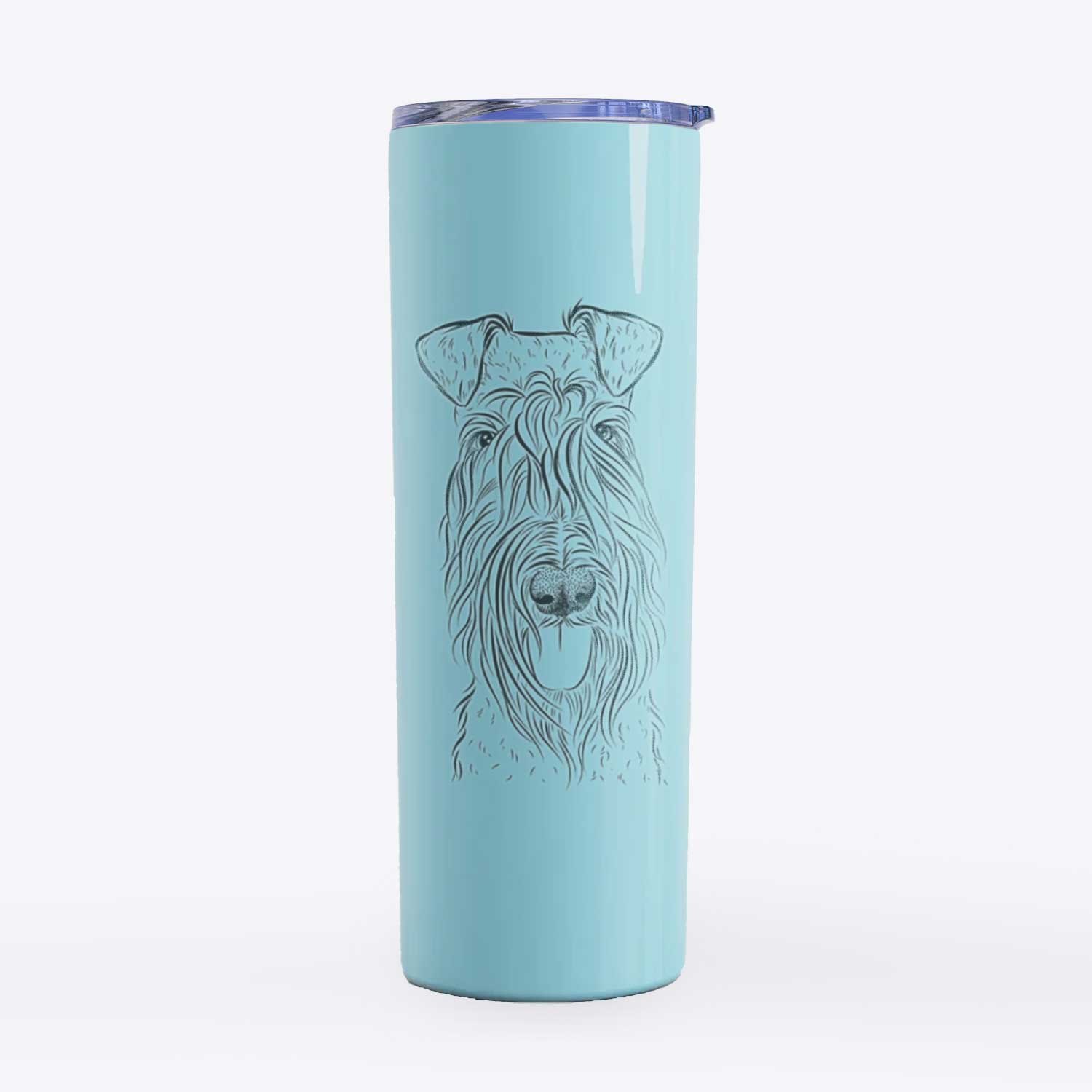 Kricket the Kerry Blue Terrier - 20oz Skinny Tumbler