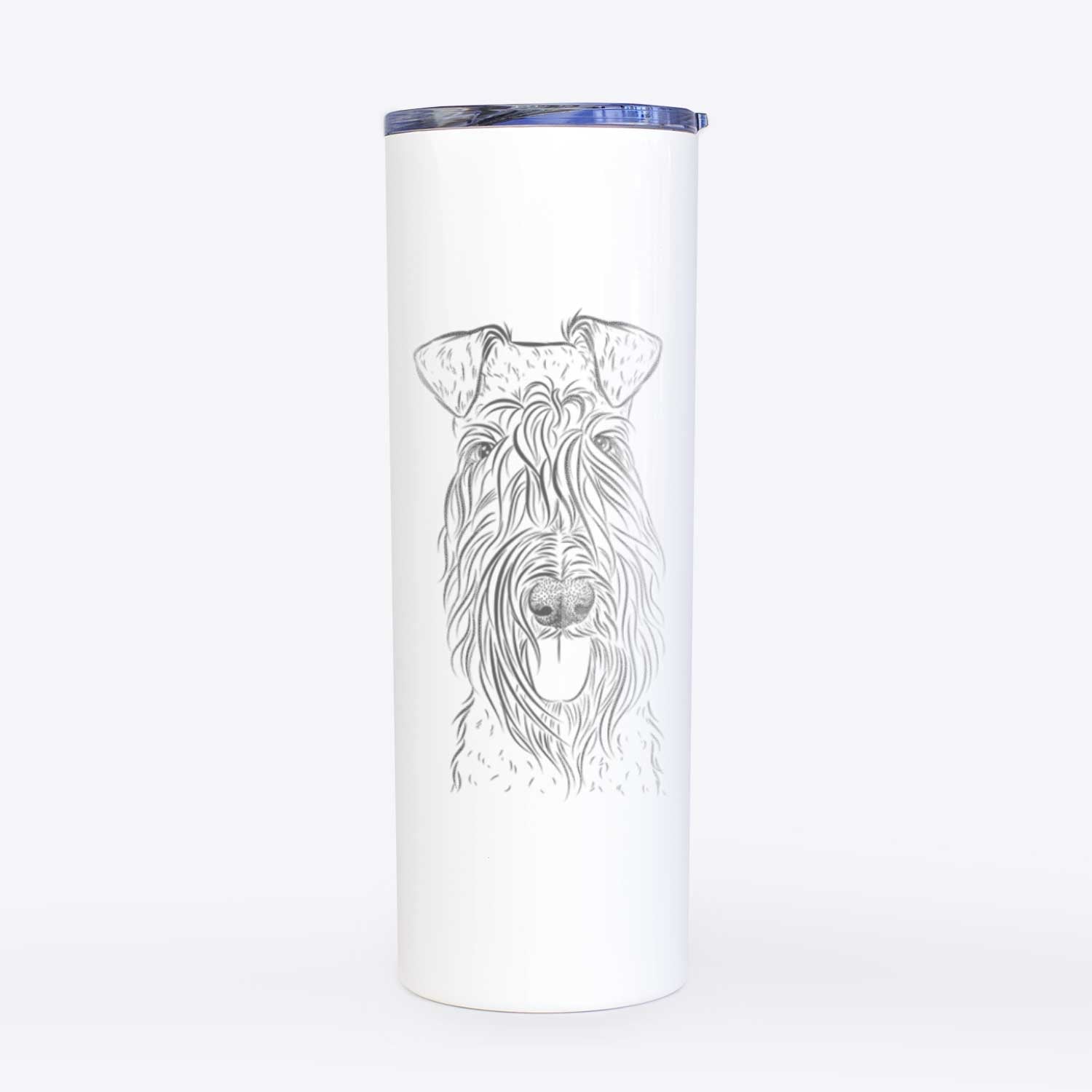 Kricket the Kerry Blue Terrier - 20oz Skinny Tumbler