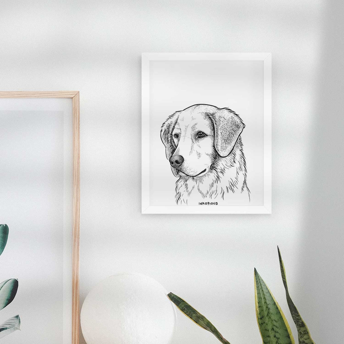 Kula the Golden Retriever Art Print