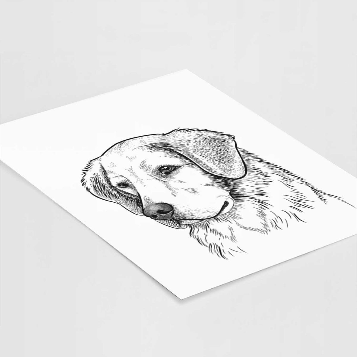 Kula the Golden Retriever Art Print