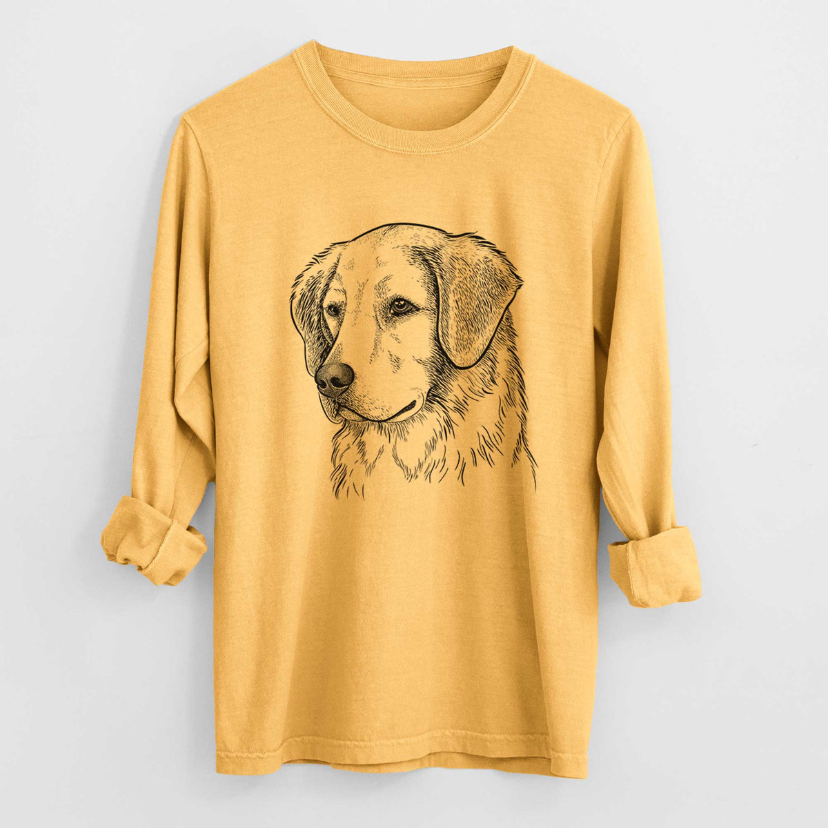 Bare Kula the Golden Retriever - Heavyweight 100% Cotton Long Sleeve