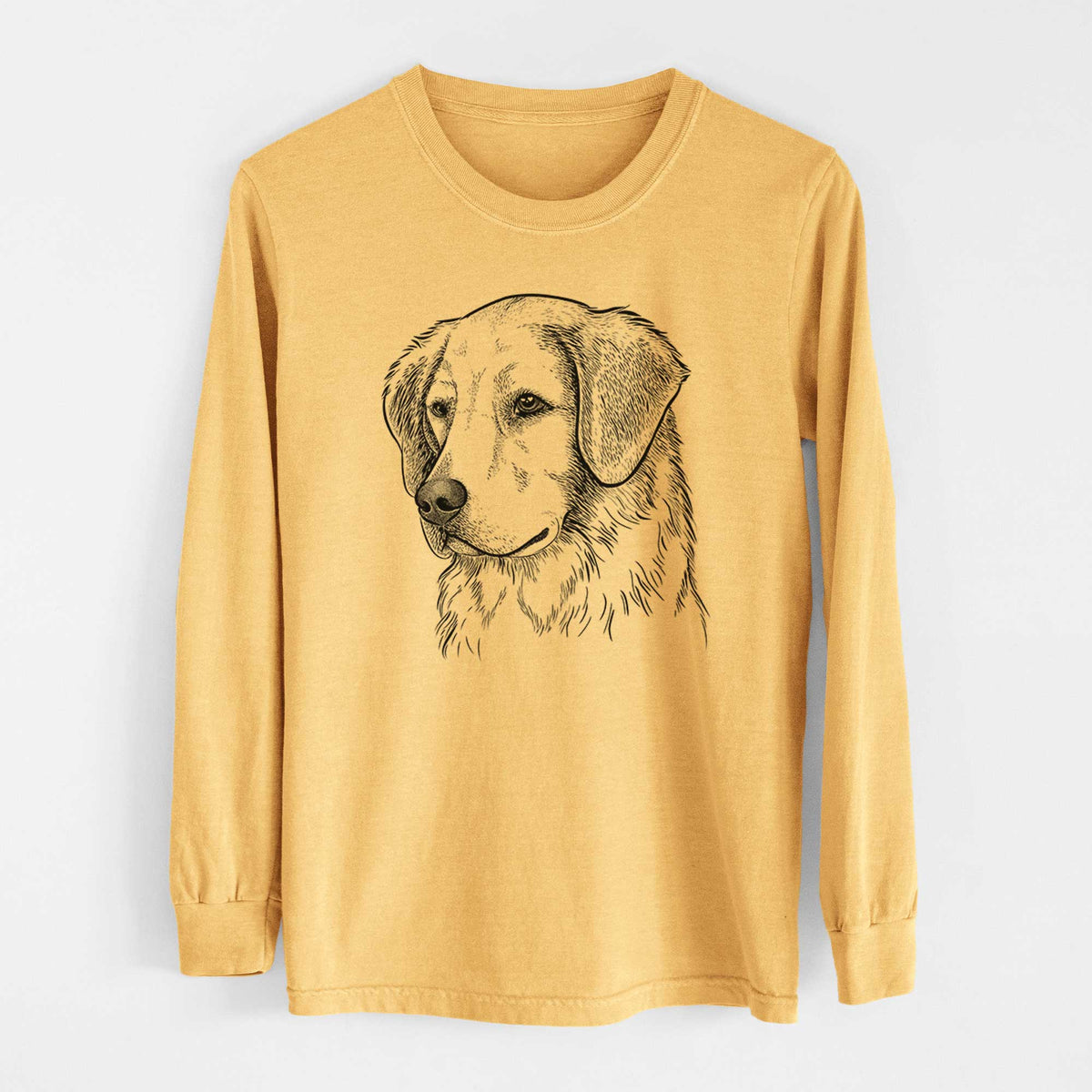 Bare Kula the Golden Retriever - Heavyweight 100% Cotton Long Sleeve