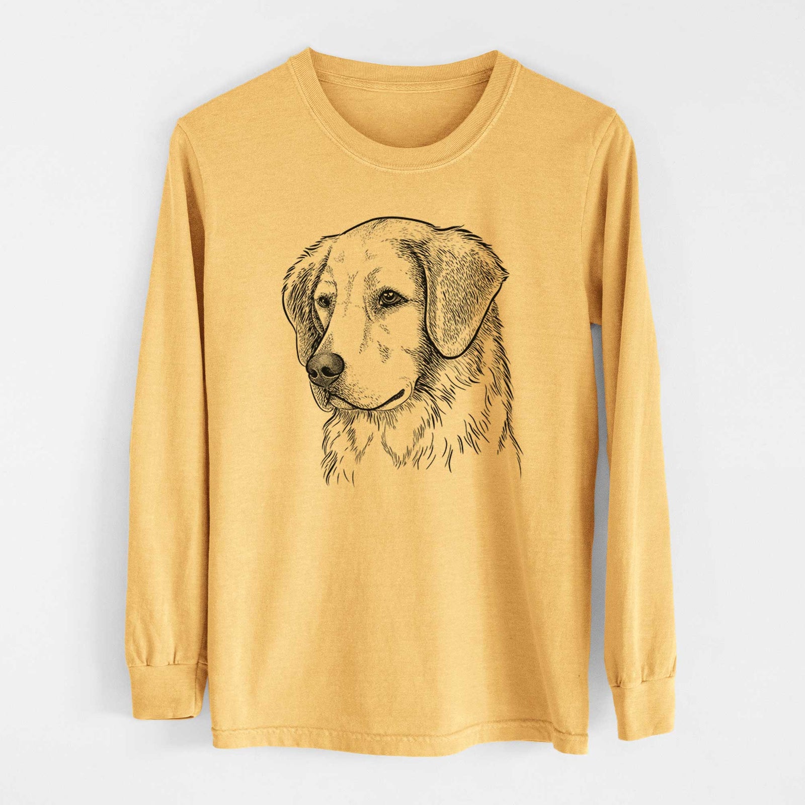 Bare Kula the Golden Retriever - Heavyweight 100% Cotton Long Sleeve