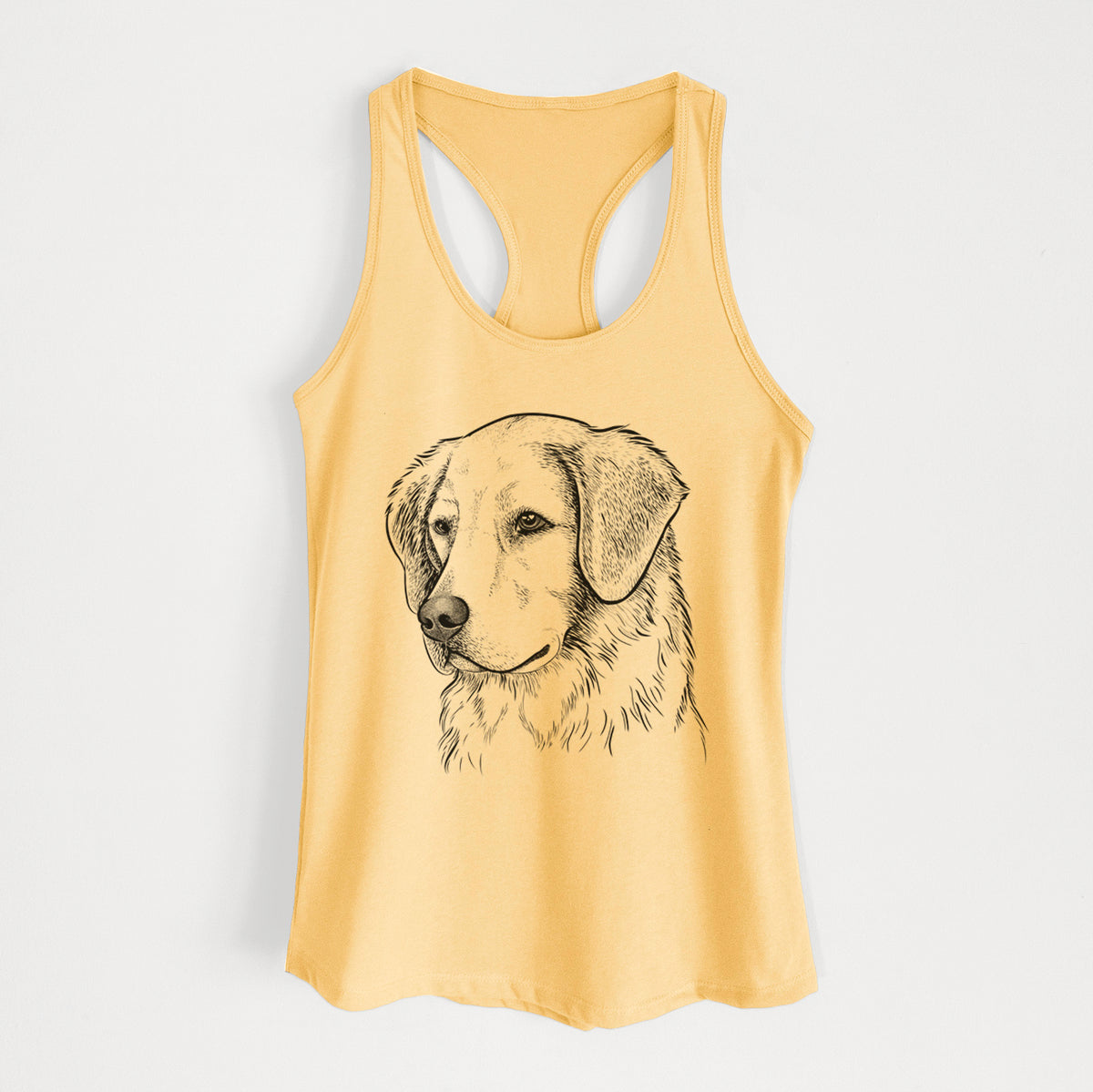 Kula the Golden Retriever - Women's Racerback Tanktop