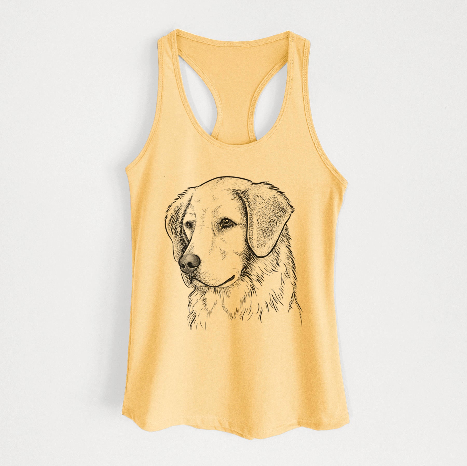 Kula the Golden Retriever - Women's Racerback Tanktop