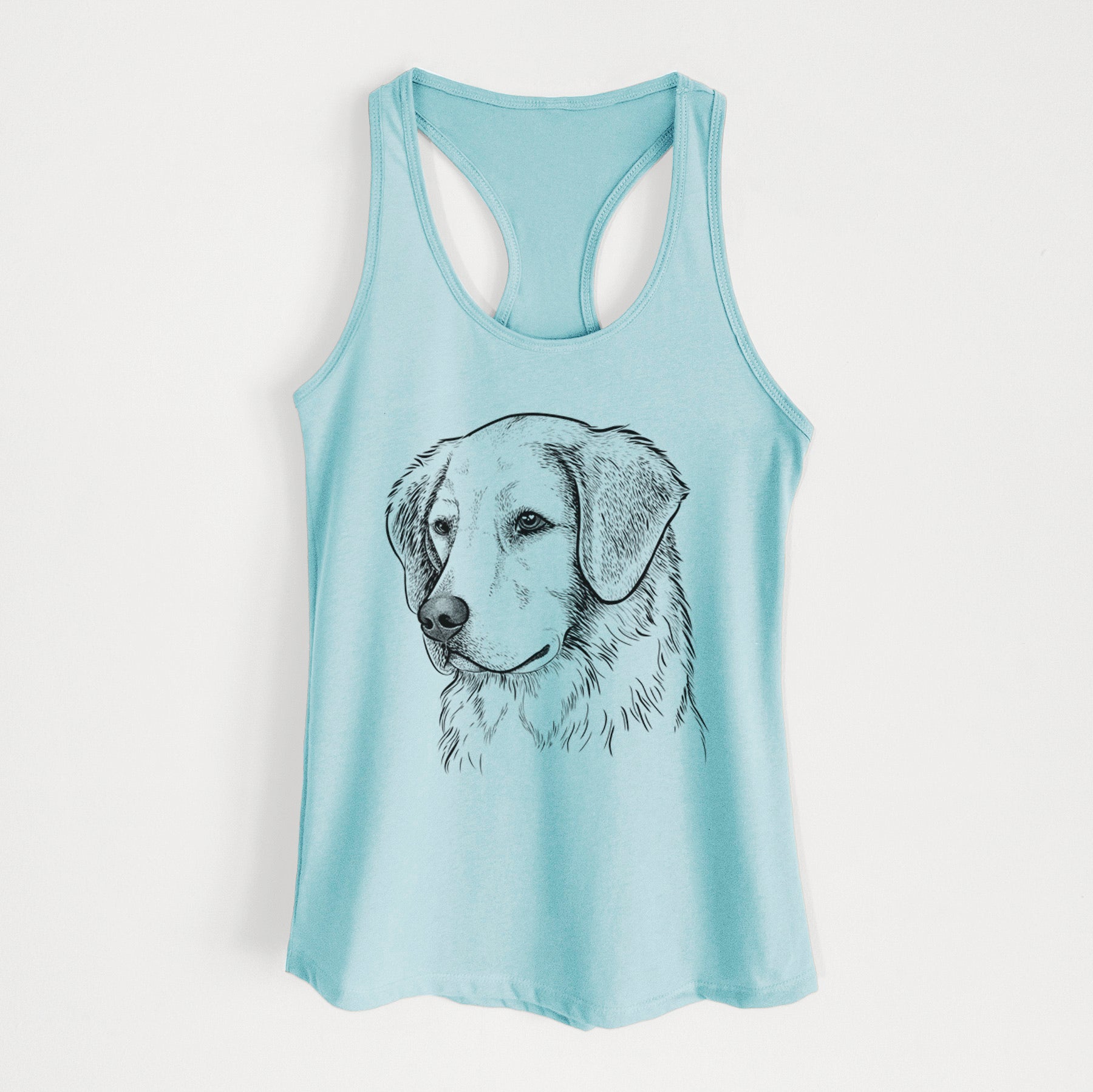 Kula the Golden Retriever - Women's Racerback Tanktop