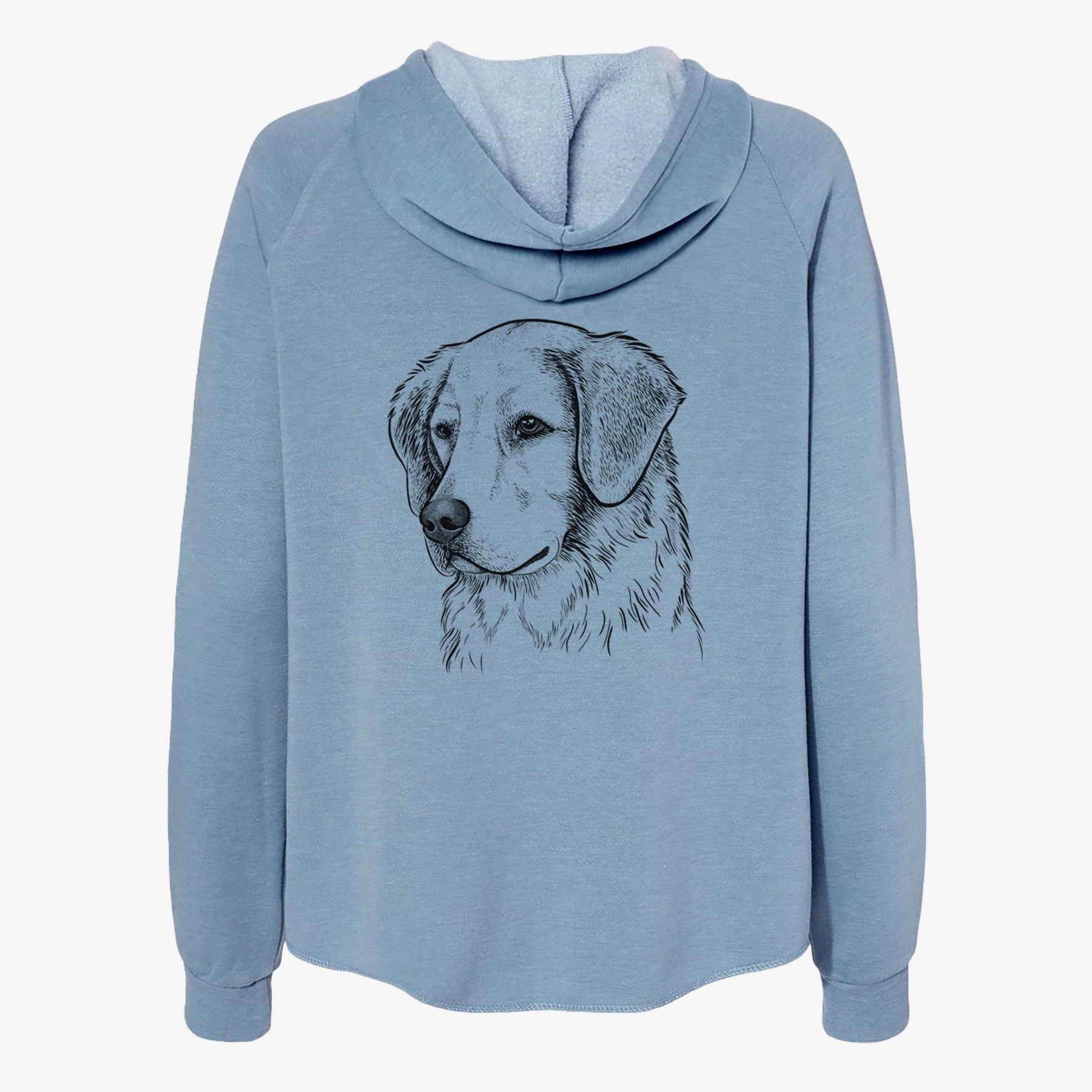 Kula the Golden Retriever - Women's Cali Wave Zip-Up Sweatshirt