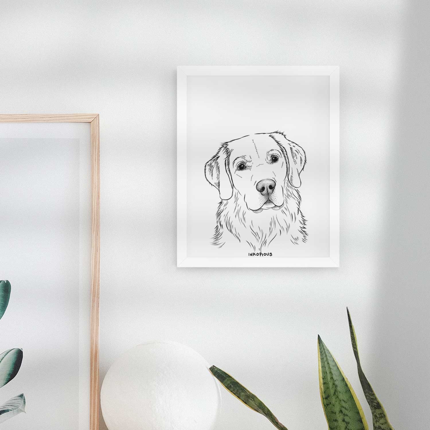 Kula the Golden Retriever Art Print