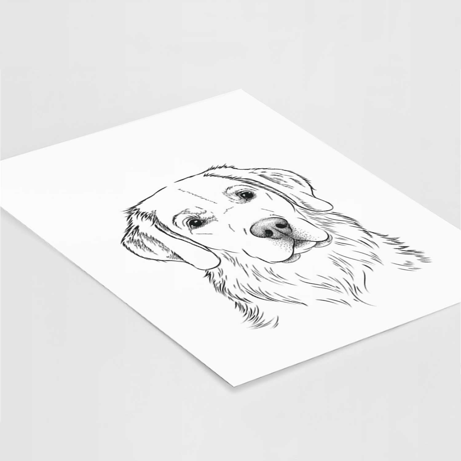 Kula the Golden Retriever Art Print