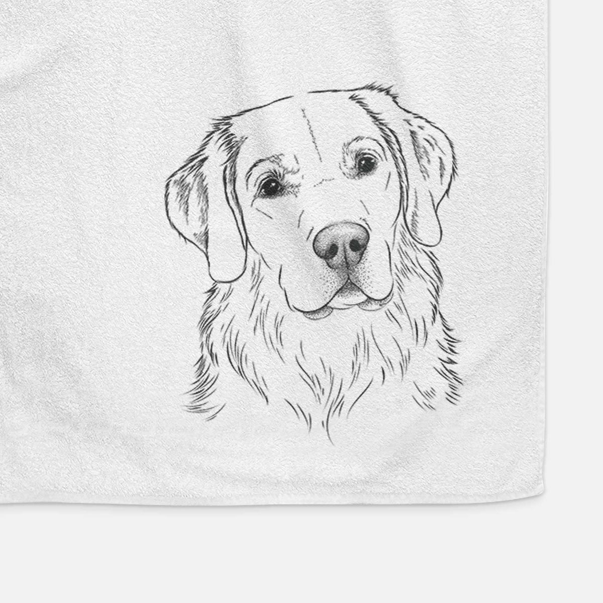 Kula the Golden Retriever Decorative Hand Towel
