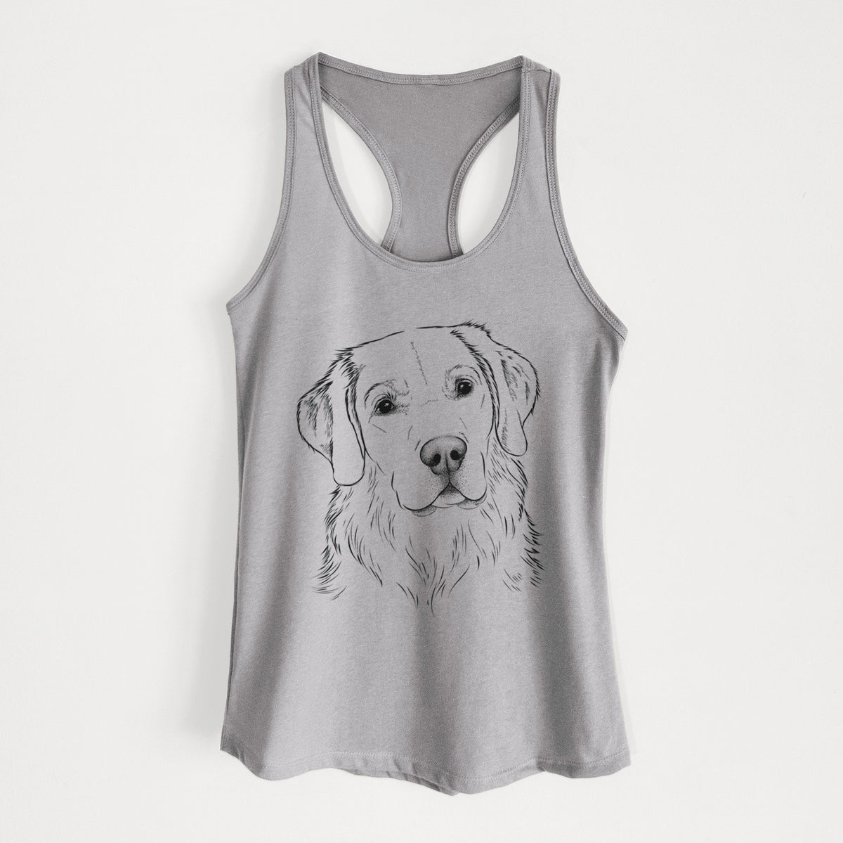 Kula the Golden Retriever - Women&#39;s Racerback Tanktop