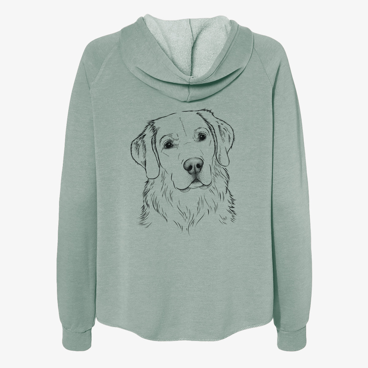 Kula the Golden Retriever - Women's Cali Wave Zip-Up Sweatshirt
