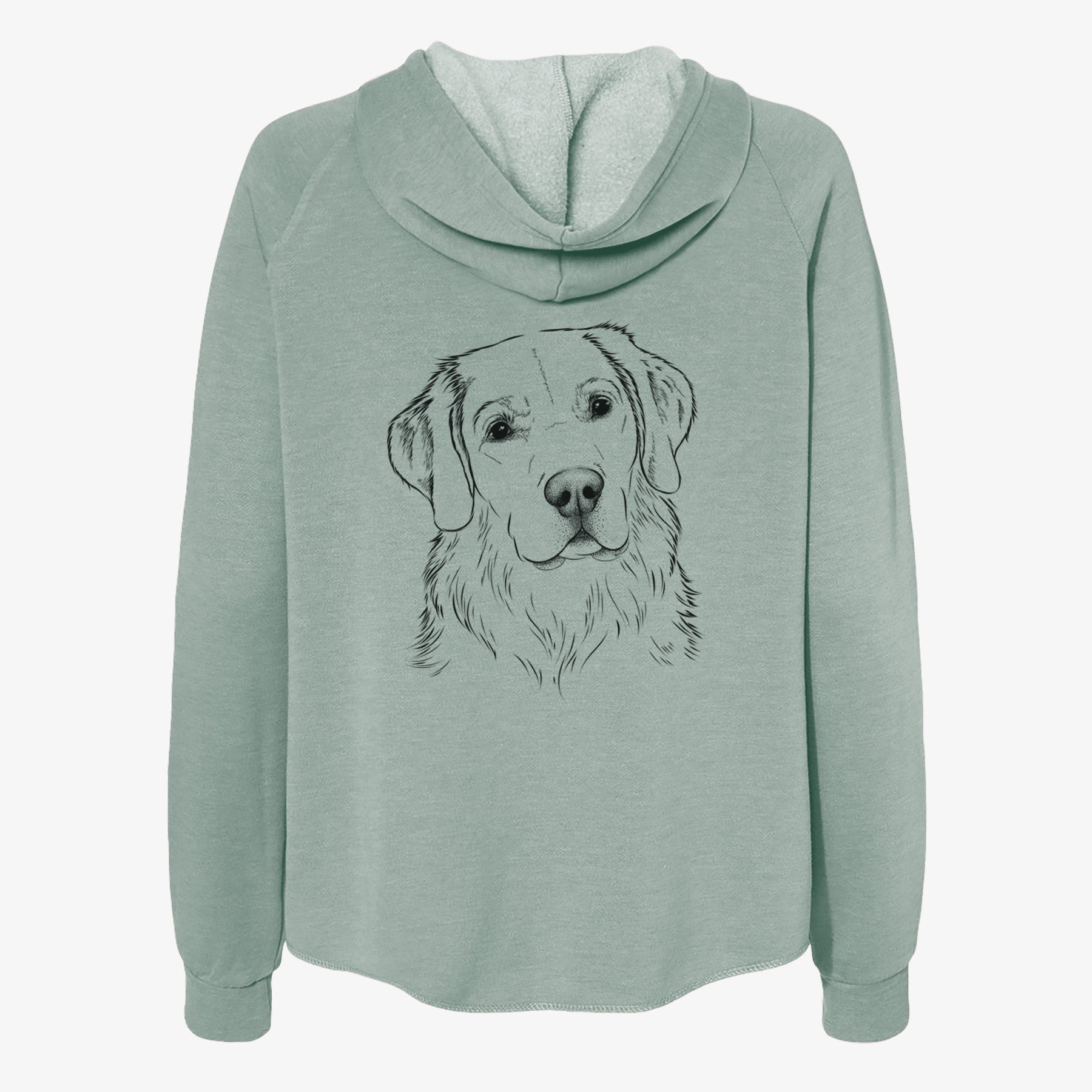 Kula the Golden Retriever - Women's Cali Wave Zip-Up Sweatshirt