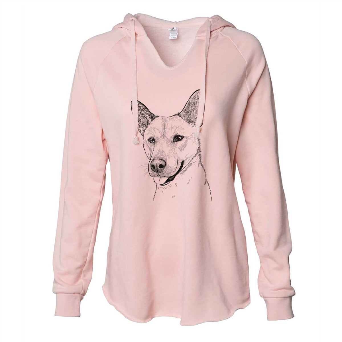 Kulfi the Jindo Shiba Inu Mix - Cali Wave Hooded Sweatshirt