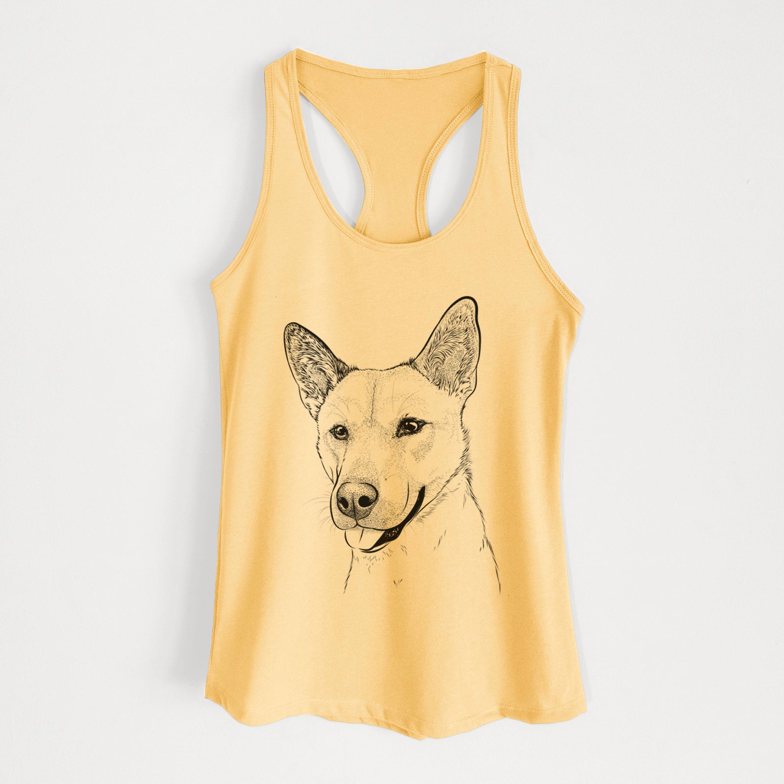 Kulfi the Jindo Shiba Inu Mix - Women's Racerback Tanktop