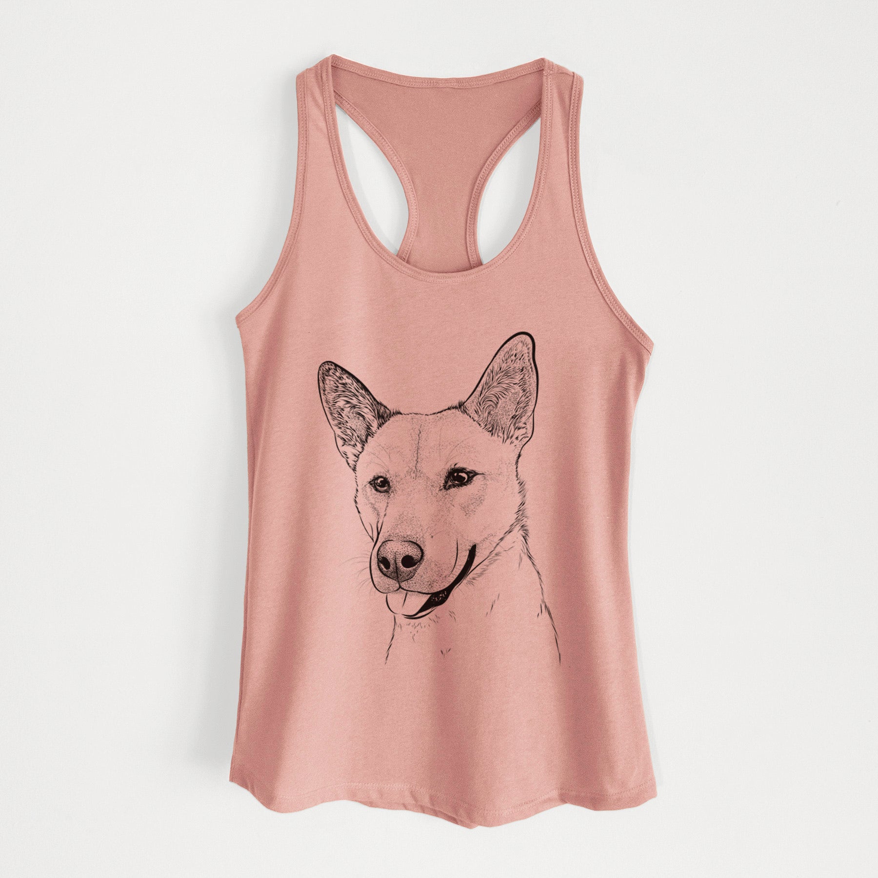 Kulfi the Jindo Shiba Inu Mix - Women's Racerback Tanktop