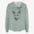 Kulfi the Jindo Shiba Inu Mix - Women's Cali Wave Zip-Up Sweatshirt