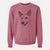 Bare Kulfi the Jindo Shiba Inu Mix - Unisex Pigment Dyed Crew Sweatshirt