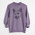 Bare Kulfi the Jindo Shiba Inu Mix - Unisex Pigment Dyed Crew Sweatshirt