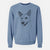 Bare Kulfi the Jindo Shiba Inu Mix - Unisex Pigment Dyed Crew Sweatshirt