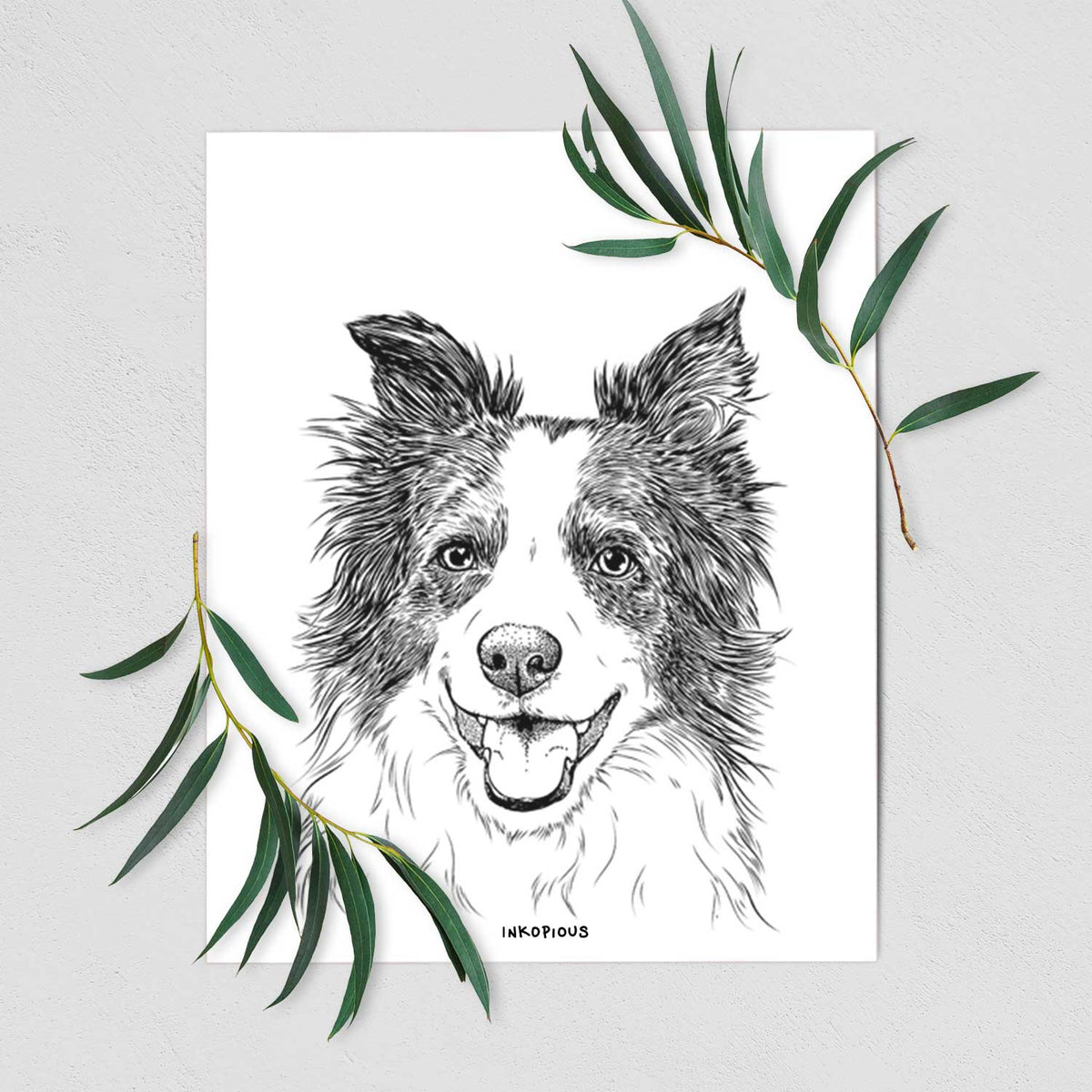 Kylee the Border Collie Art Print