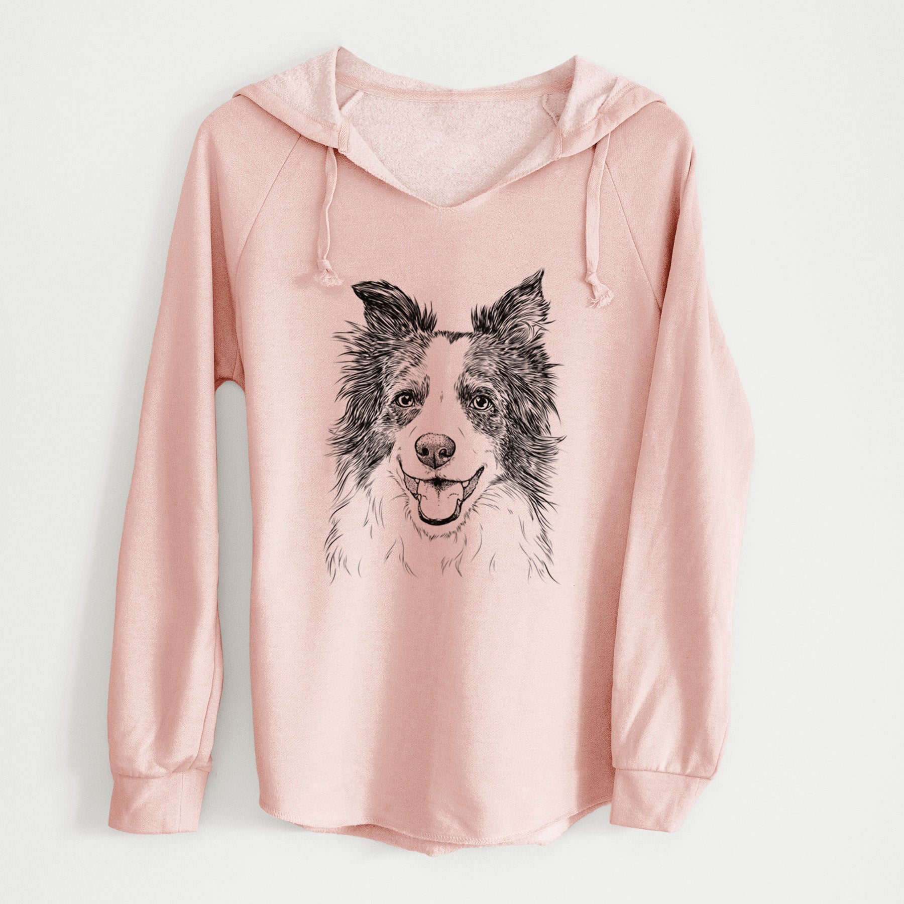 Bare Kylee the Border Collie - Cali Wave Hooded Sweatshirt