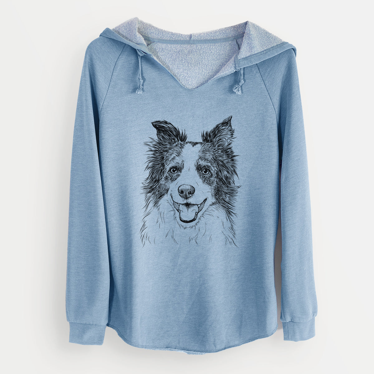 Bare Kylee the Border Collie - Cali Wave Hooded Sweatshirt