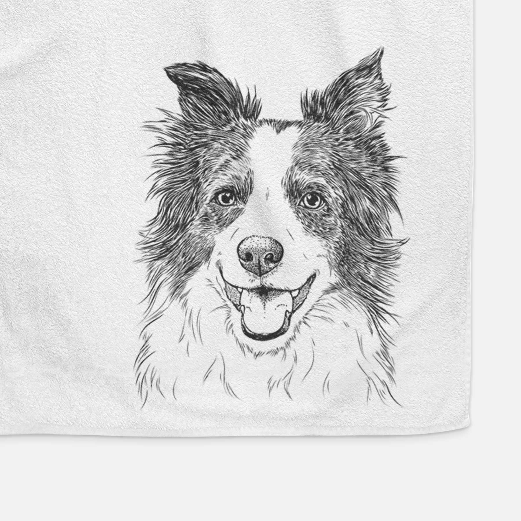 Kylee the Border Collie Decorative Hand Towel