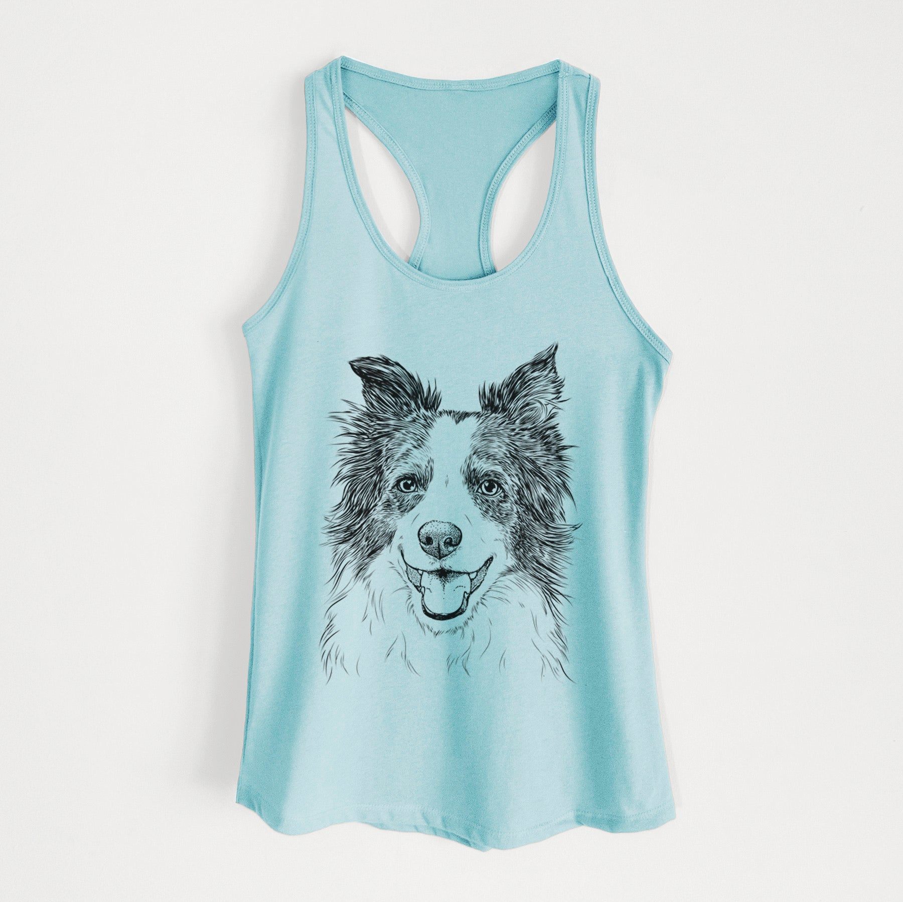 Kylee the Border Collie - Women's Racerback Tanktop