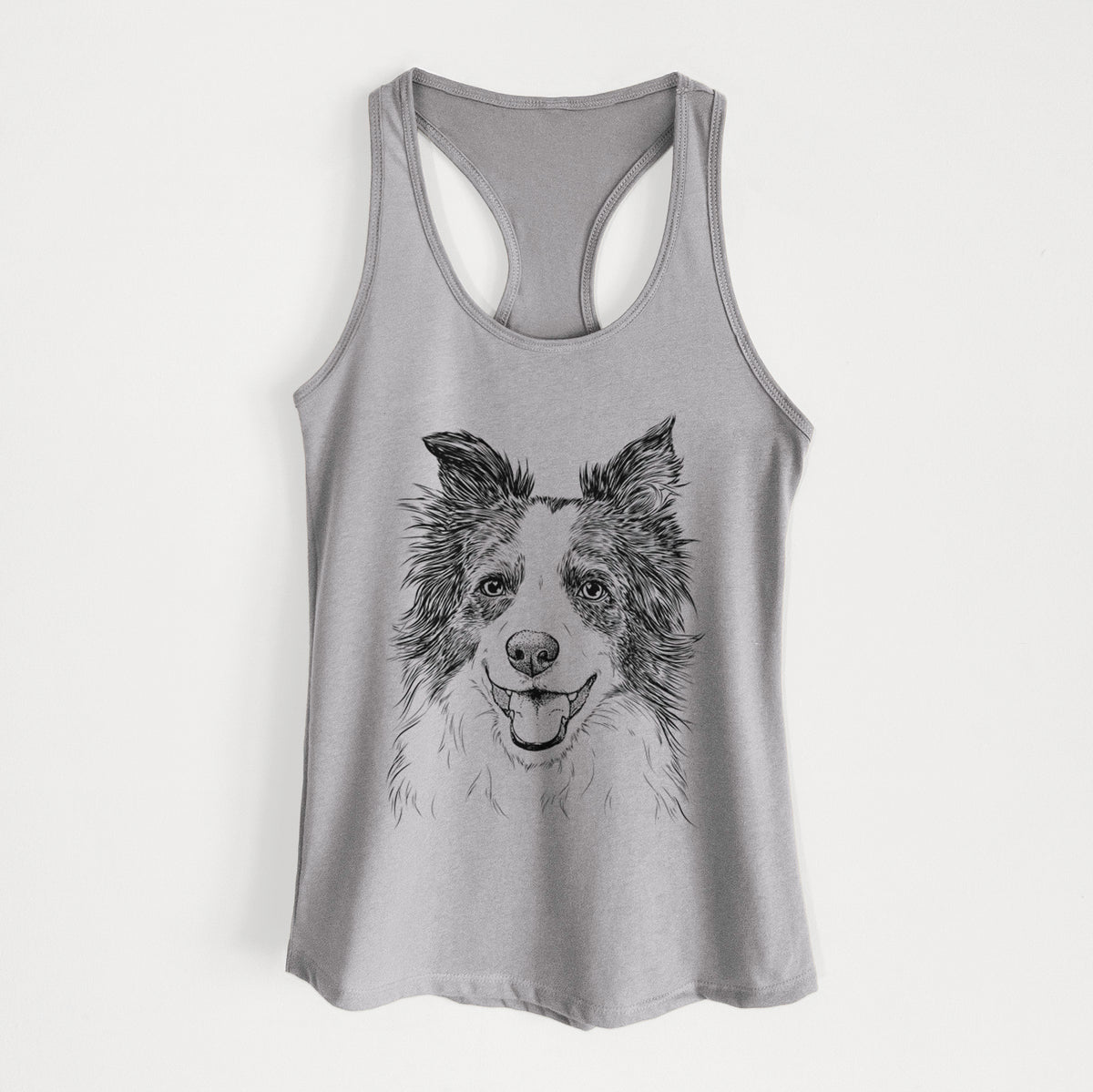 Kylee the Border Collie - Women&#39;s Racerback Tanktop